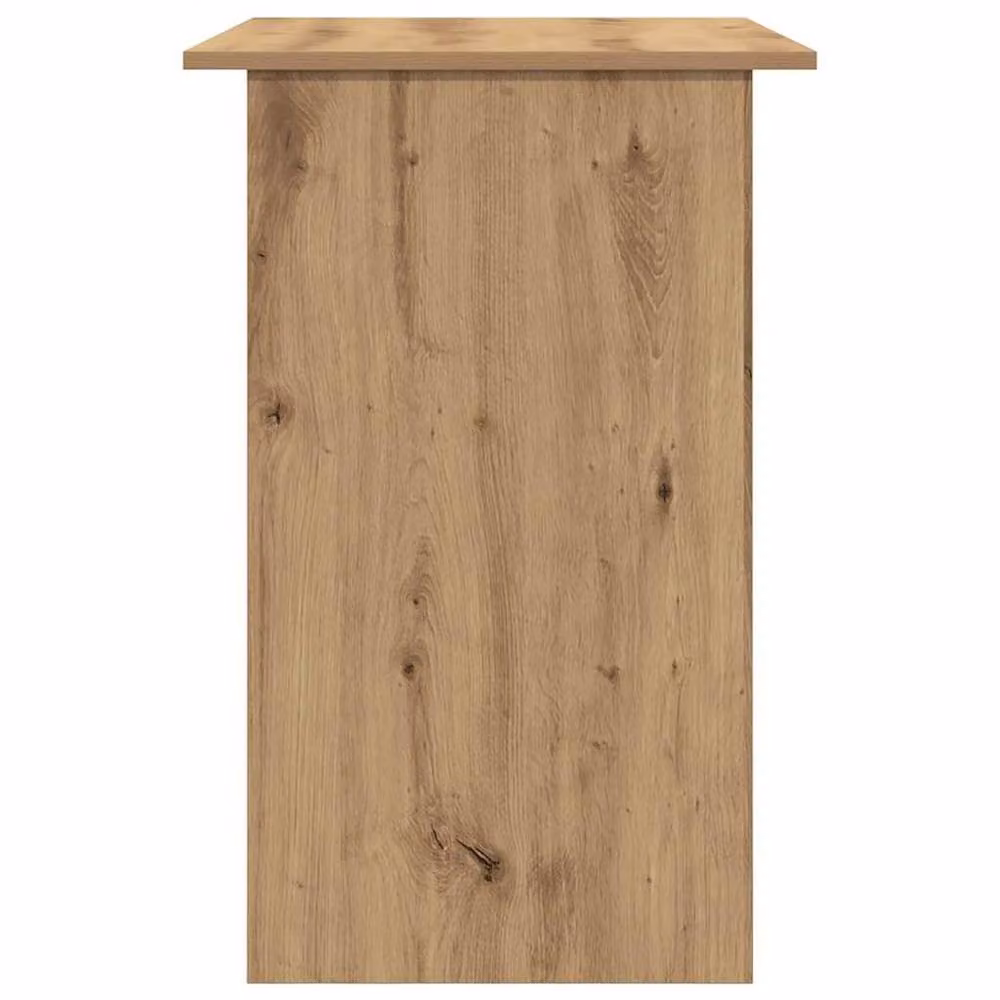 Berkfield Home Elegant Artisan Oak Writing Desk in Brown, W/D/H: 90 x 50 x 74 cm – 4