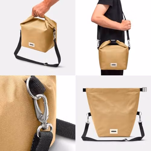 Black + Blum Insulated Leakproof Lunch Bag 10L in Clay and Beige – 7