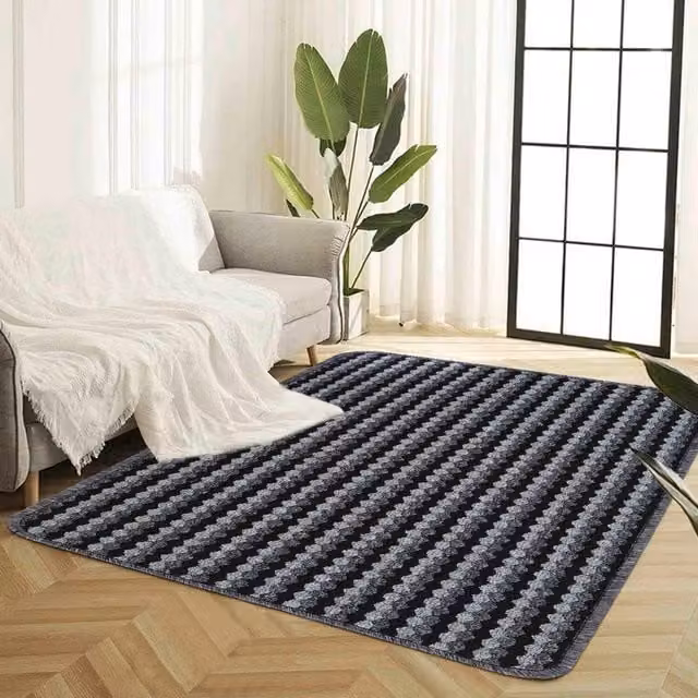 Desire Rugs Eden Non Slip Washable Dirt Trapper Indoor Doormat, Anthracite, W: 120 cm, D: 150 cm