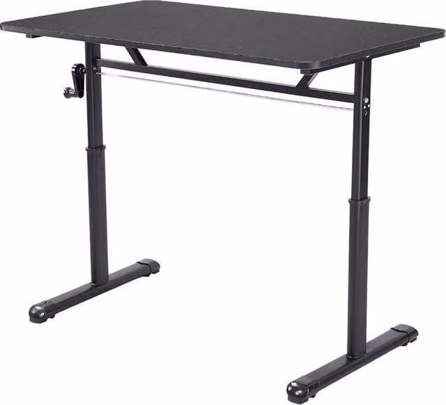 KORVIXA Height Adjustable Electric Motor Desk in Black