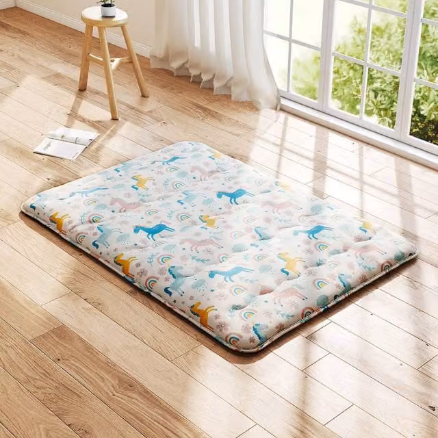 Costway King Size Japanese Floor Futon Mattress, Multicolour, W/D/H: 190 x 135 x 10 cm – 1