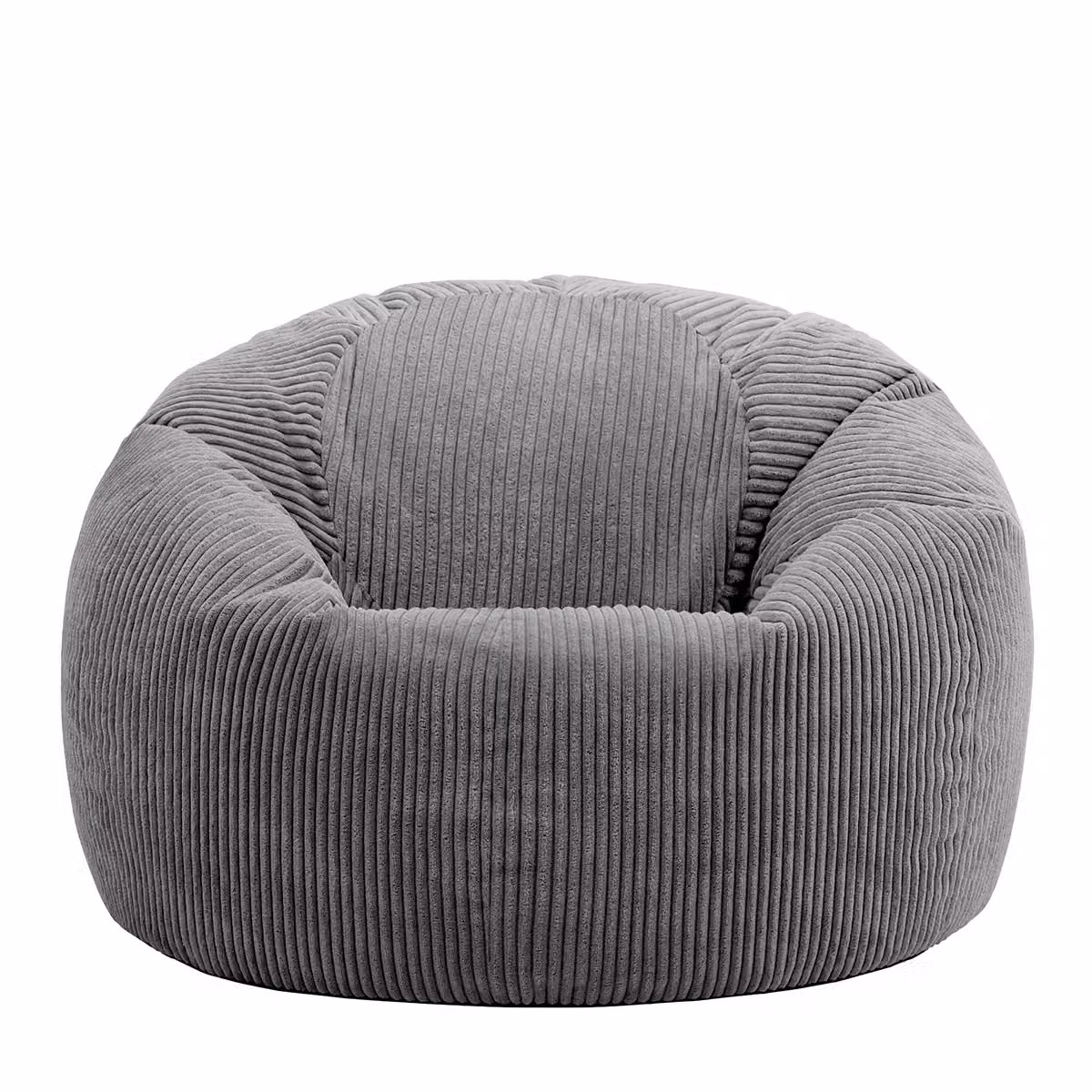 ICON Kingston Classic Corduroy Beanbag 2 Pack in Grey – 3