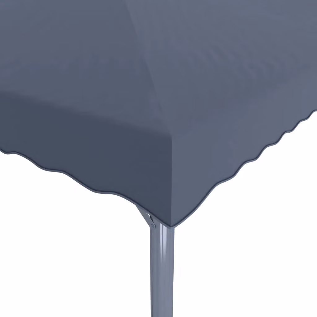 Berkfield Home Anthracite Aluminium Gazebo with LED String Lights, W/D: 400 x 300 cm – 3