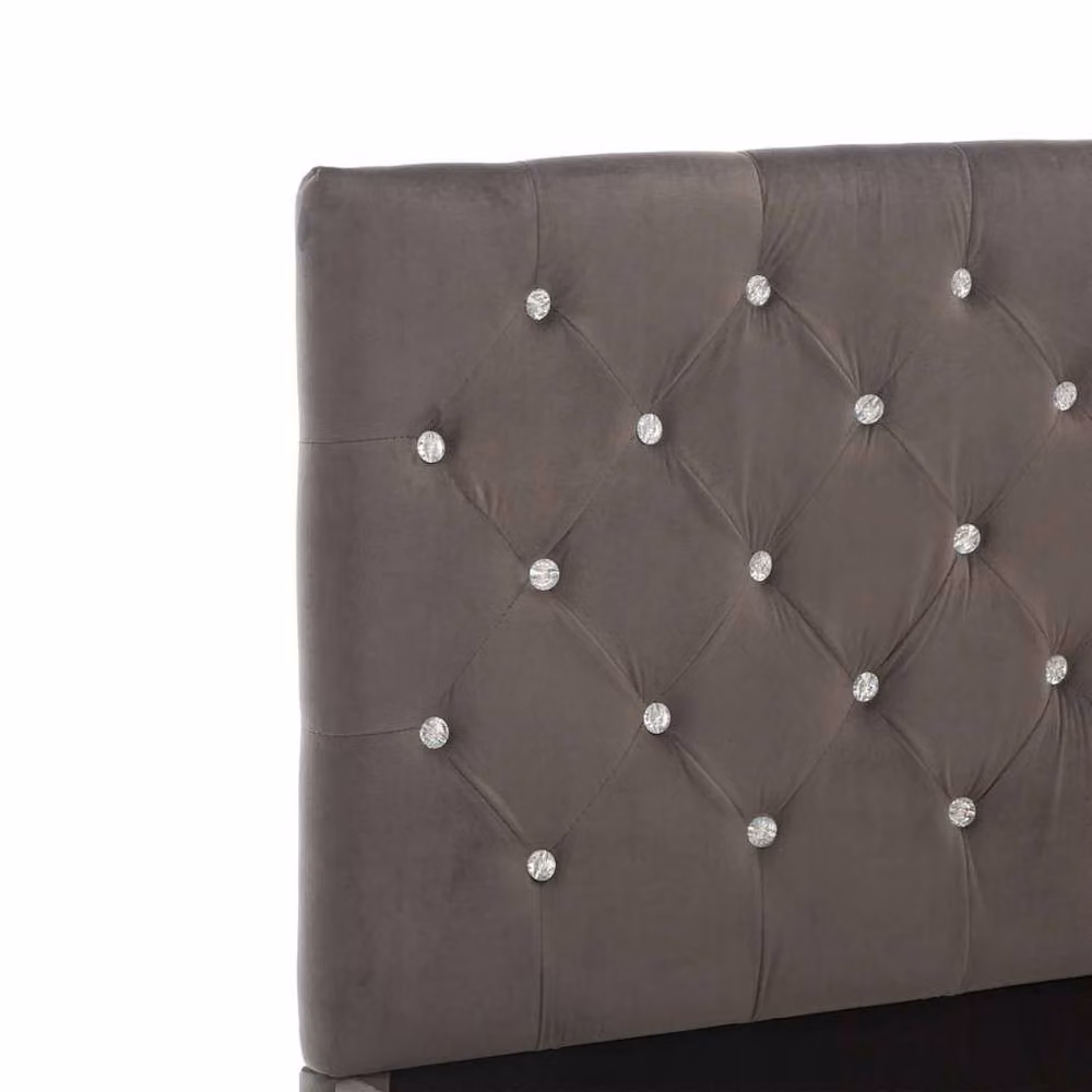 Berkfield Home Grey Fabric Bed Frame with Lift Up Base, W/D/H: 120 x 200 cm – 4