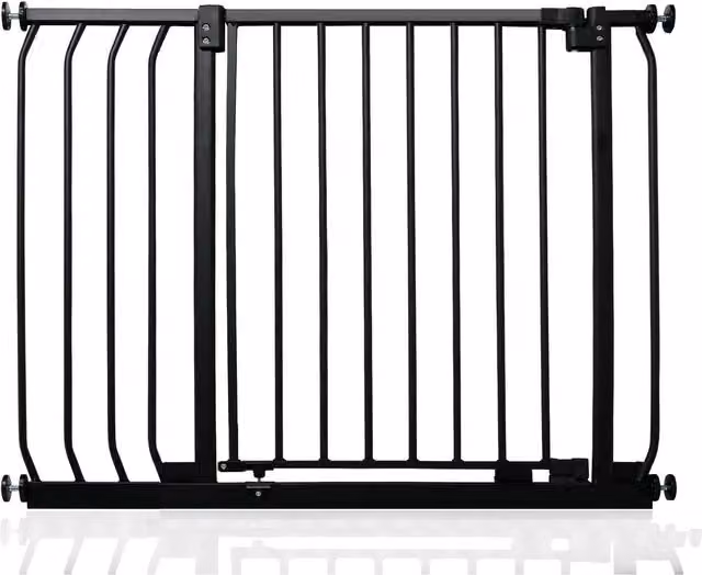 Safetots Elite Pressure Baby Gate, Black, Width: 89 cm - 98 cm