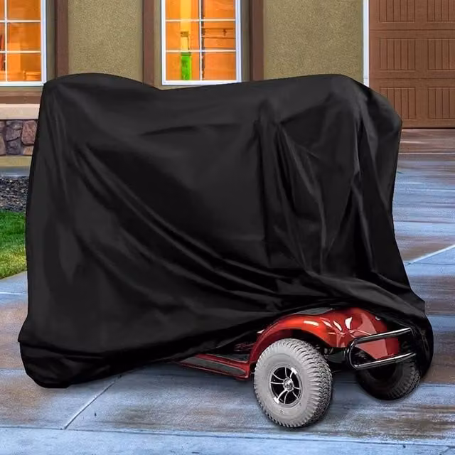 SPETLEK Waterproof Mobility Scooter Storage Shelter Rain Cover Protector in Black – 1