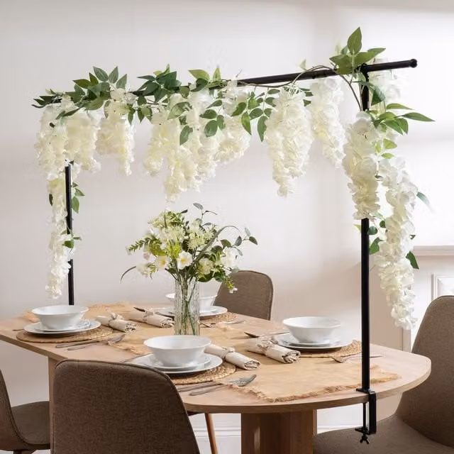 Scottish Everlastings Ltd Black Metal Tabletop Display Frame for Weddings – 1