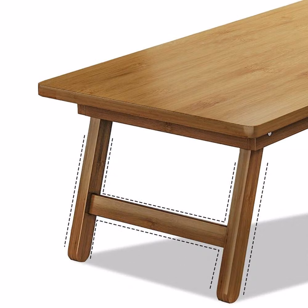 EONLION Solid Wood Side Table in Brown Oak – 4