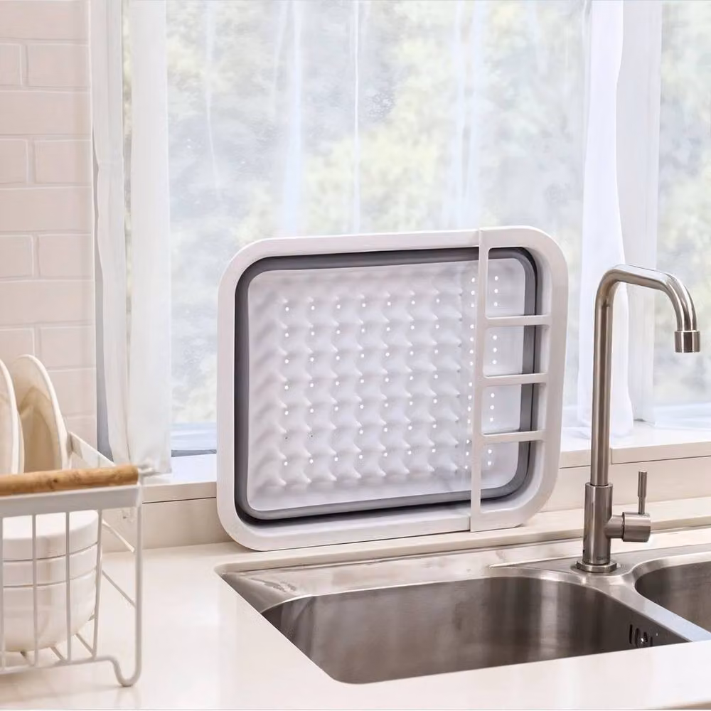 SPETLEK Collapsible Dish Drainer Rack in Grey – 2