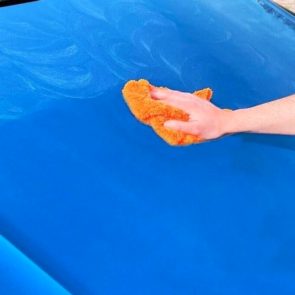 FLAVORA 10-Piece Edgeless Microfibre Cloth Set in Orange, Low-Lint – 3