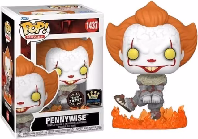 Funko Specialty Series IT Dancing Pennywise Glow Chase Vinyl Figure, Multicoloured