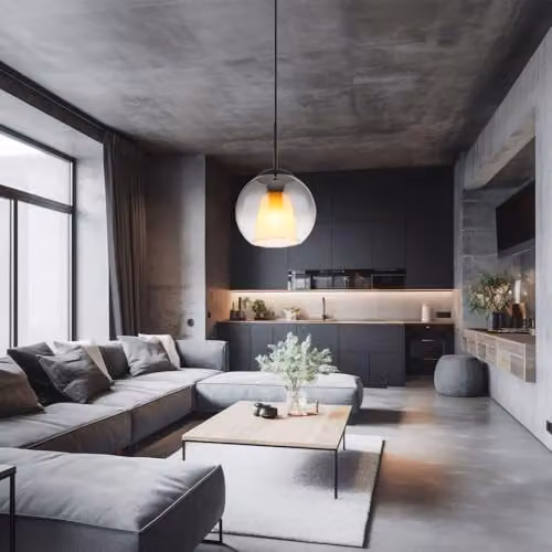 Netlighting Barry Sphere Pendant Light with Black Metal and Smoke Grey Crystal Glass Shade, Diameter: 25 cm – 2