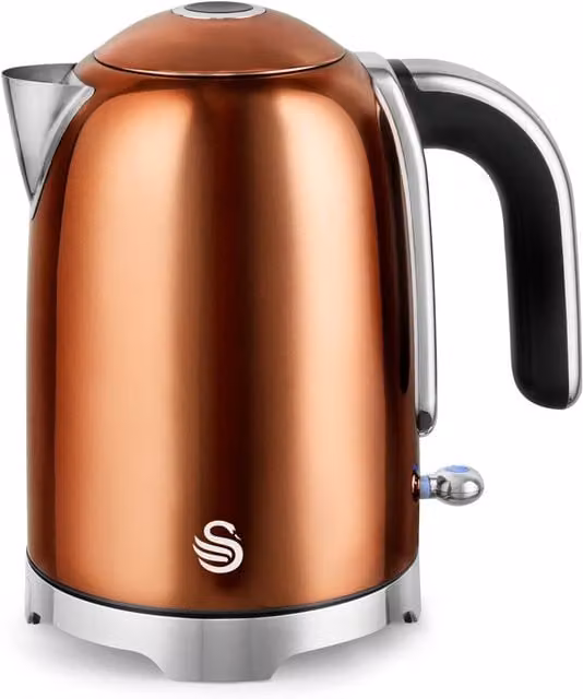 Swan Solace 1.7L Stainless Steel Jug Kettle in Bronze