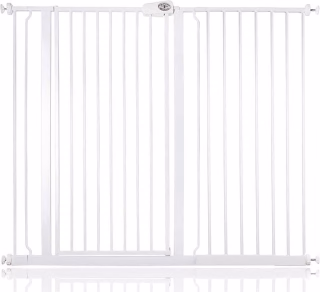 Bettacare Extendable White Child and Pet Gate for Doors and Stairs