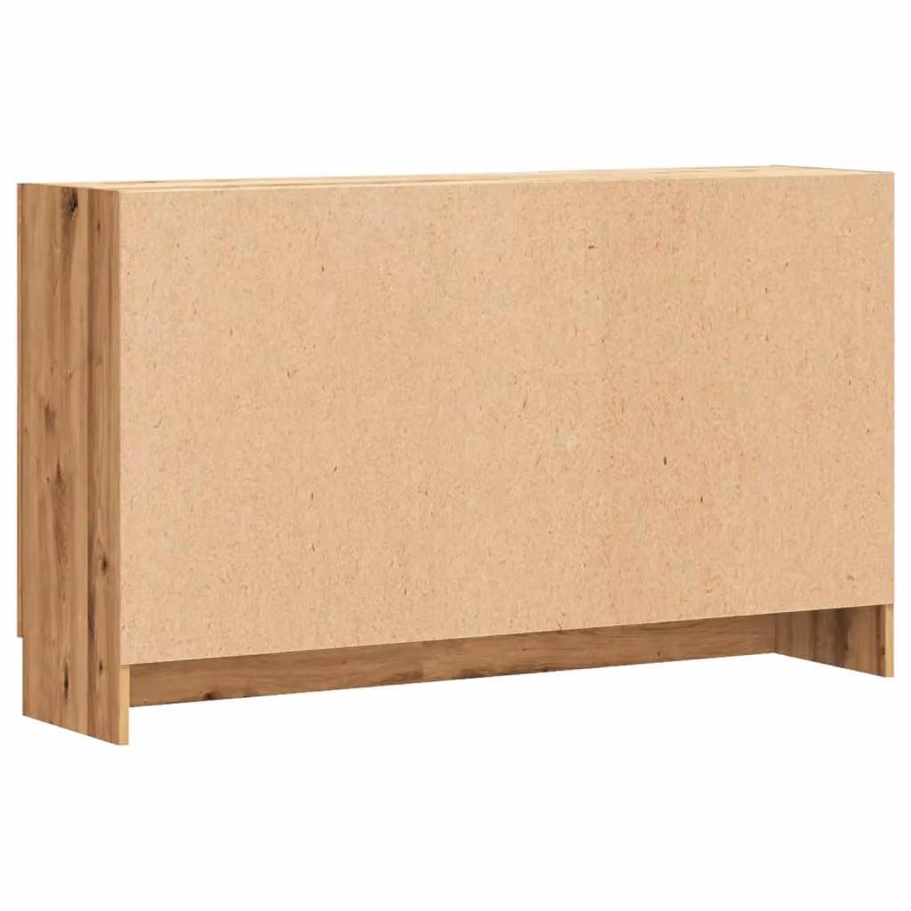 Berkfield Home Artisan Oak Sideboard in Brown, W/D/H: 120 x 30.5 x 70 cm – 2