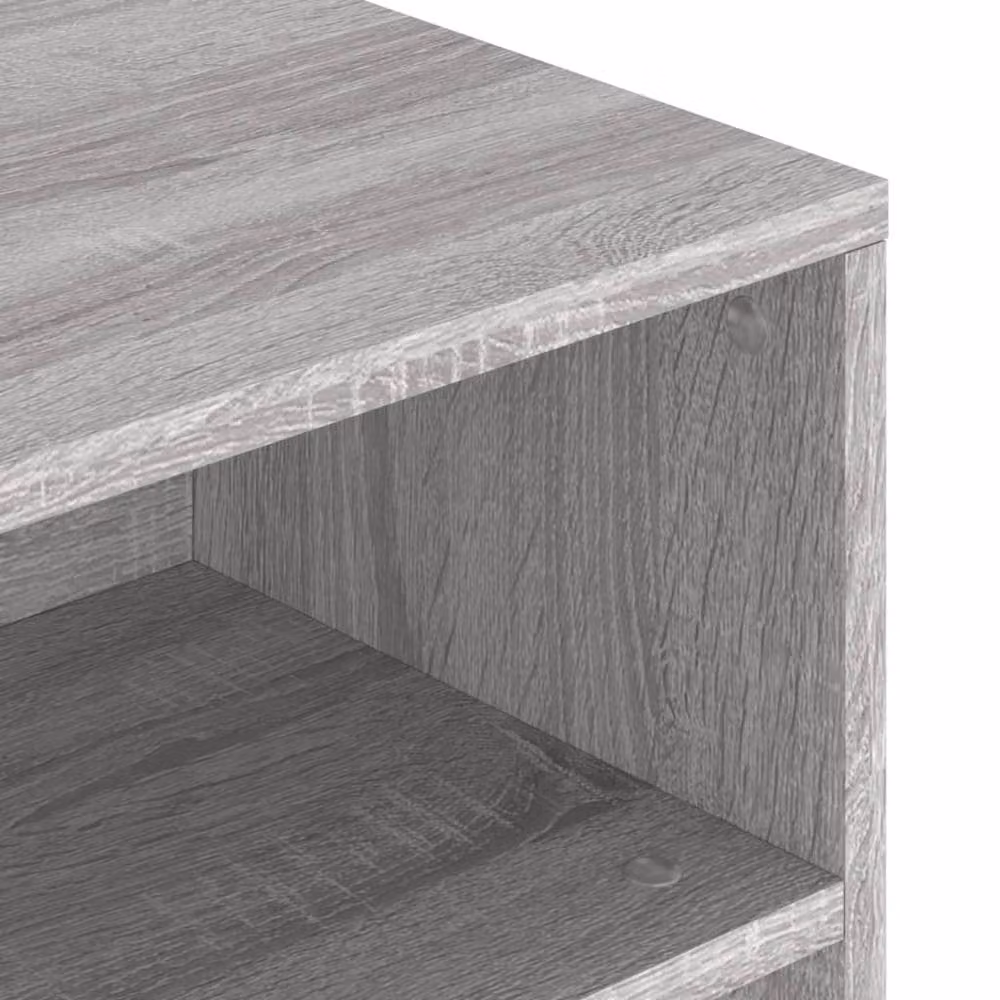 Berkfield Home Decorative Coffee Table in Grey Sonoma, W/D/H: 90 x 55 x 42.5 cm – 3