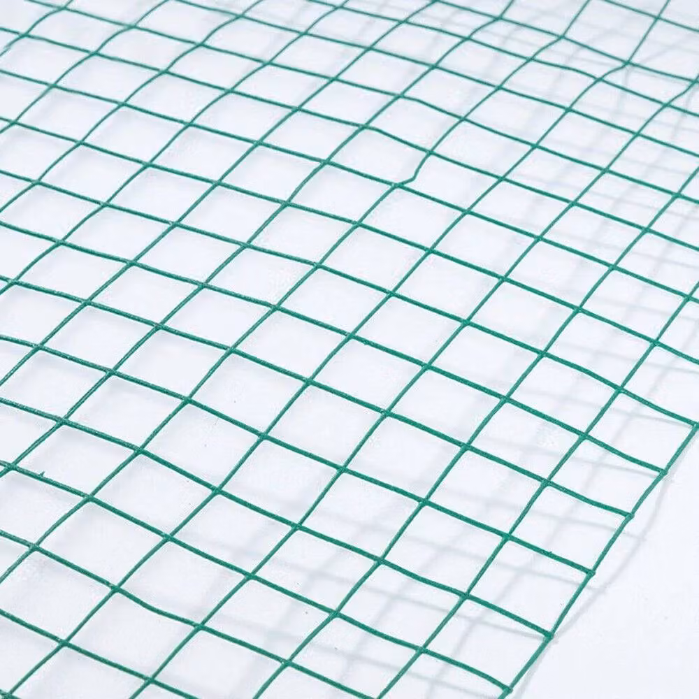 FLAVORA Green PVC Coated Steel Wire Mesh Garden Fencing, 10m Roll – 3