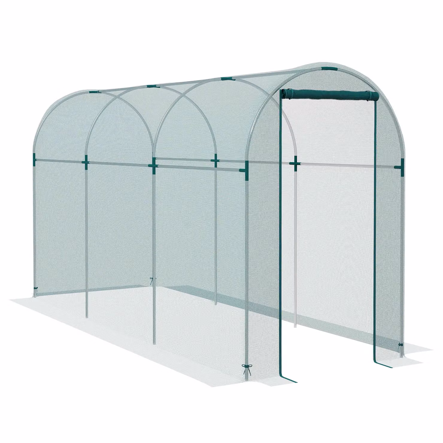 OUTSUNNY Green Fruit Cage Plant Protection Tent W/D/H: 120 x 360 x 190 cm – 2