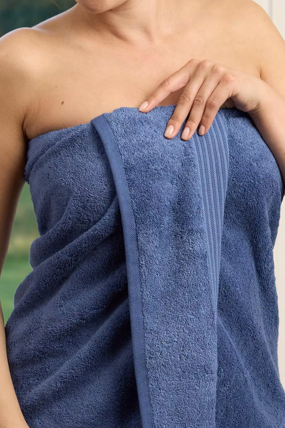 Christy Supreme Luxury Soft Supima Cotton Bath Sheet in Blue – 4