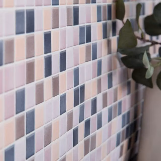 d-c-fix Carrara Mosaic Natural Premium 3D Splashback Tile Wallpaper, Multicolour