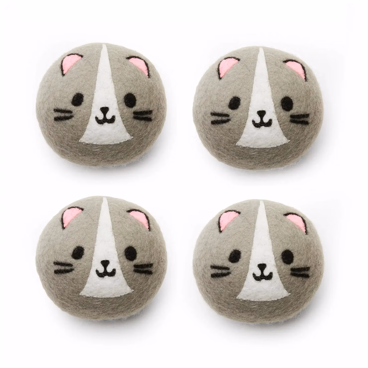 Kikkerland Cat Dryer Ball Buddies in Grey – 2