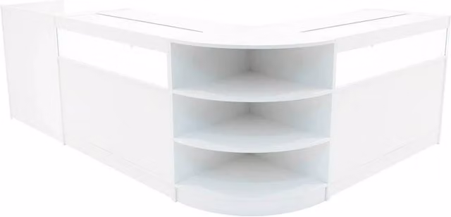 Monstershop Sagittarius LED Shop Counter Set LM60, TB60 and 2 x B1200 in White – 1