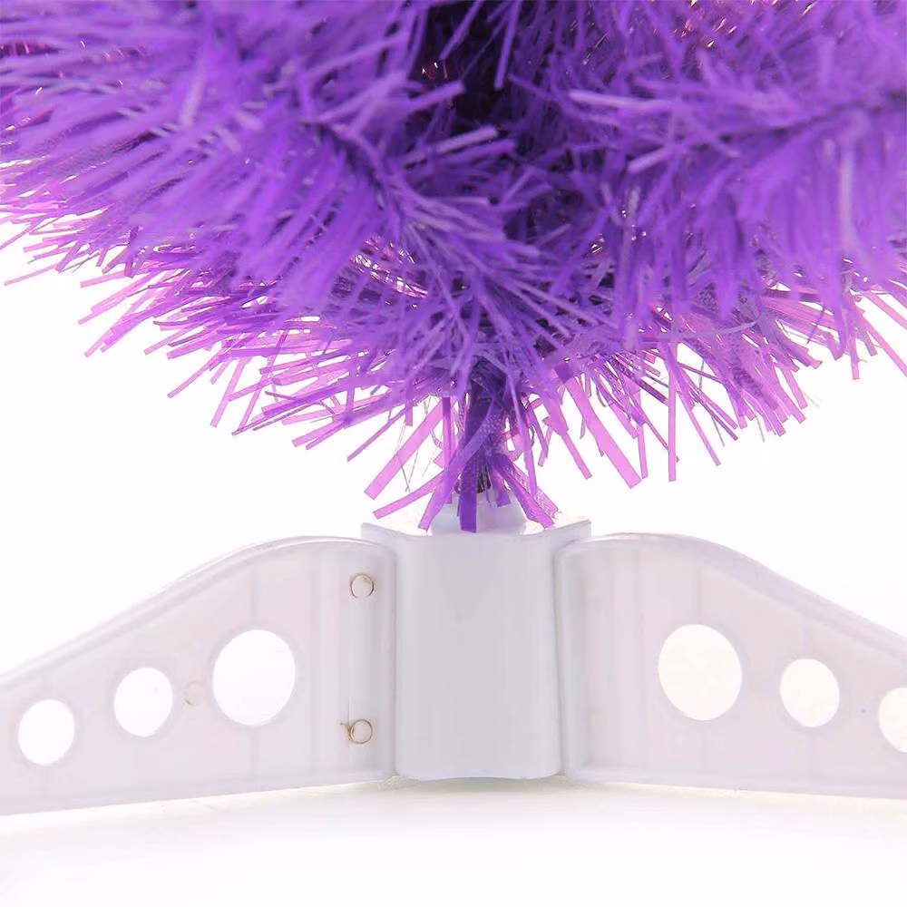 Voltico Mini Purple Artificial Christmas Tree Tabletop Design, Height: 30 cm – 4