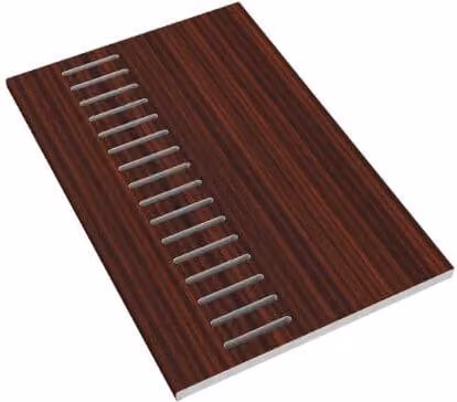 Freefoam Brown Vented Soffit Board, 225mm x 5m