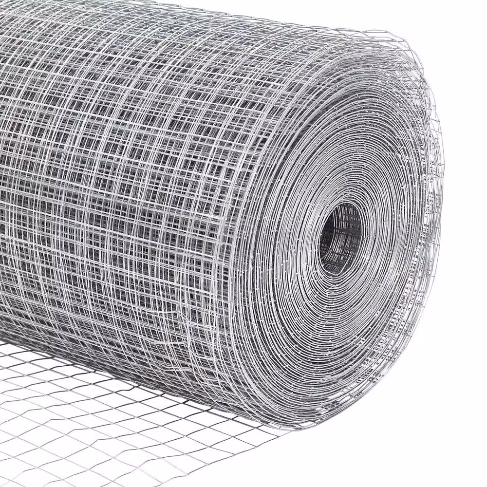 Berkfield Home Galvanised Steel Chicken Wire Fence Set of 2, Silver – 3