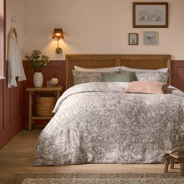 Voyage Maison Cademuir Reversible 100% Cotton Duvet Cover Set in Beige, Size: 90 x 200 cm – 1