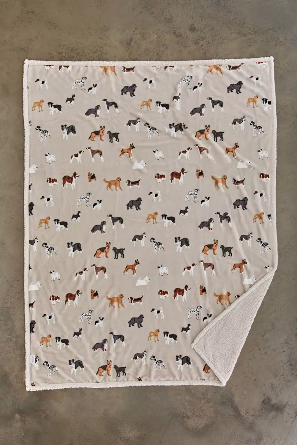 Deyongs Luxury Soft Fleece Sherpa Dog Throw in Beige, W: 140 cm, L: 180 cm – 3