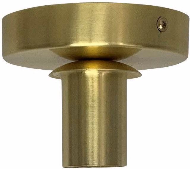 First Choice Lighting Cynthia Modern Round LED Ceiling Flush Mount Light in Gold/Brass
