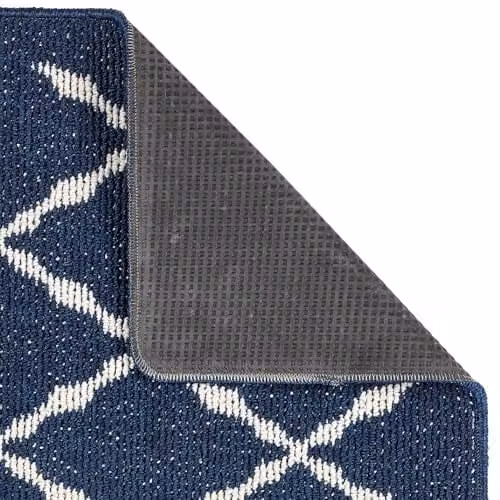 My Mat Stain Resistant Arbor Navy Runner, W: 67 cm, L: 150 cm – 3