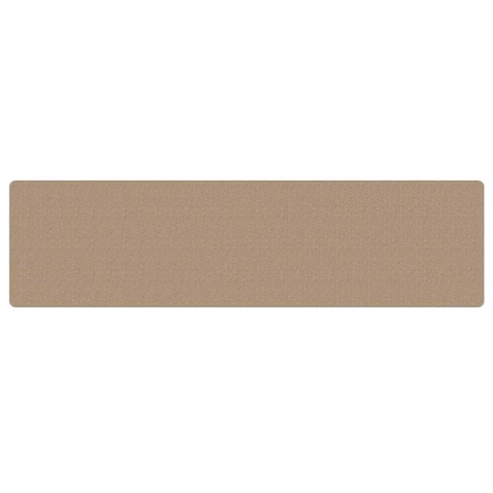 Berkfield Home Sisal Look Carpet Runner in Sand, W: 80 cm, L: 300 cm