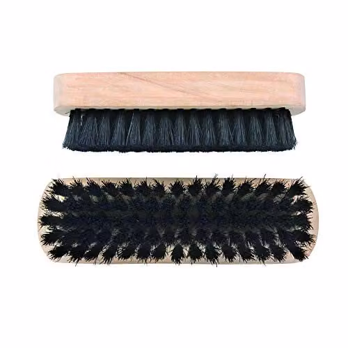Elliott 2 Pack Black Wooden Handle Shoe and Boot Brushes – 1