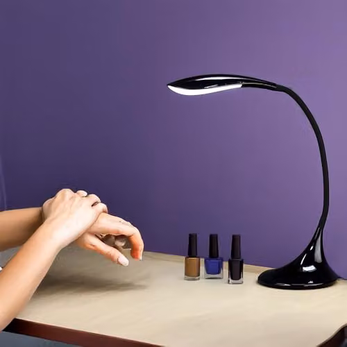 Lifemax High Vision LED Desk Reading Light in Silver, Dimmable and Adjustable Cool White Task Lamp for Reading and Work – 6