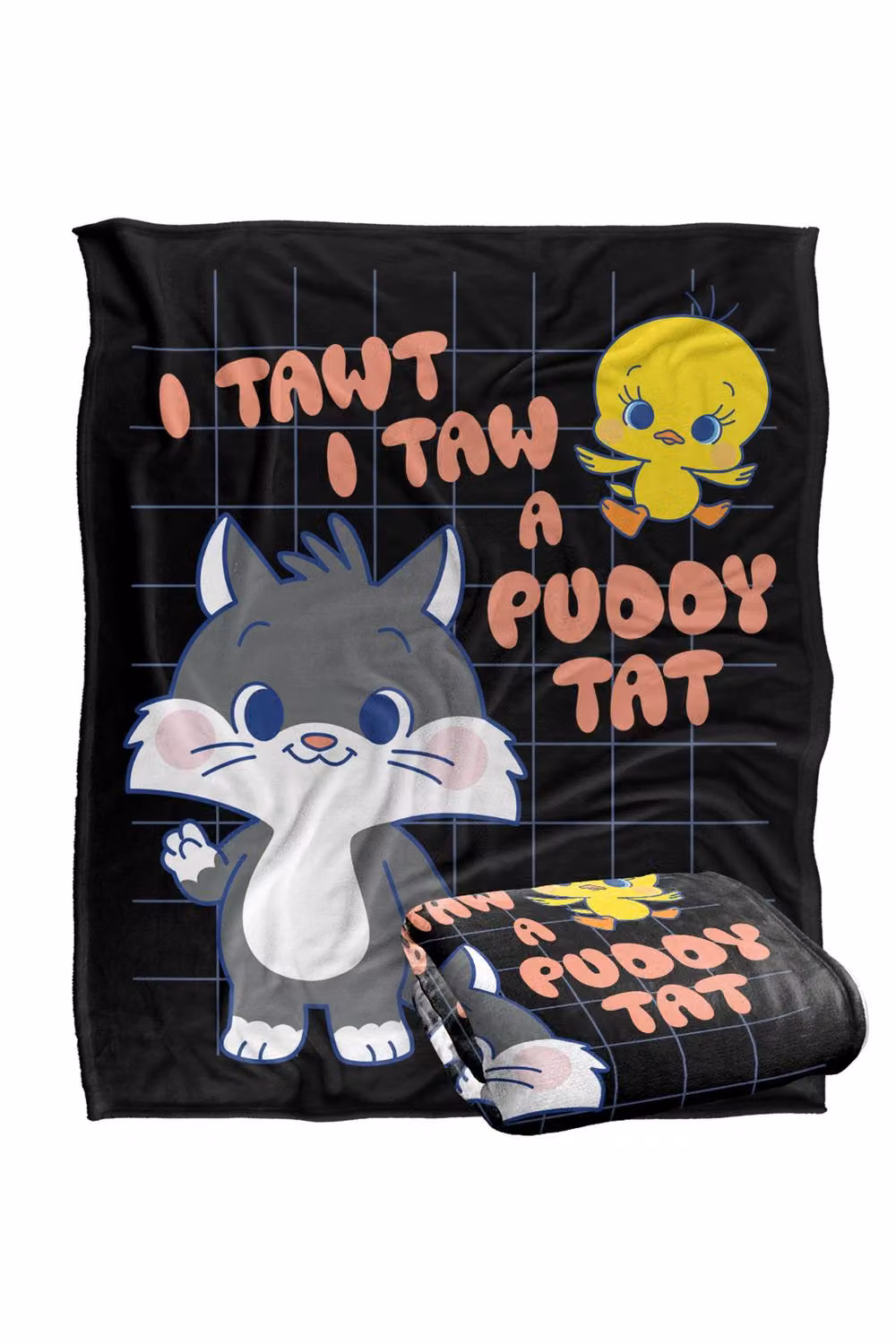 LOGOVISION Looney Tunes Gokko I Tawt I Taw A Puddy Tat Super Soft Fleece Throw Blanket, Multicolour, W: 152 cm, D: 127 cm – 7