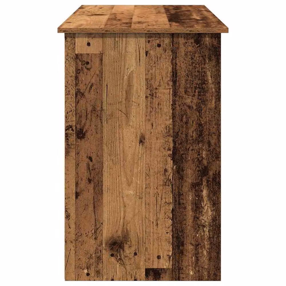 Berkfield Home Decorative Writing Desk in Brown Old Wood, W/D/H: 102 x 50 x 75 cm – 5