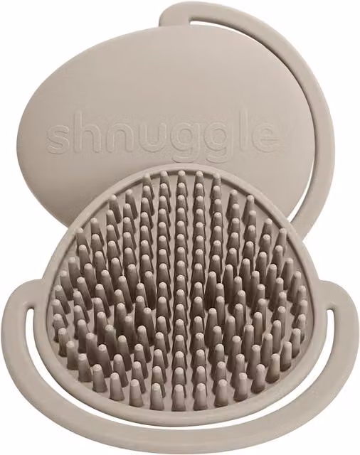 Shnuggle BPA-Free Baby Bath Brush in Beige