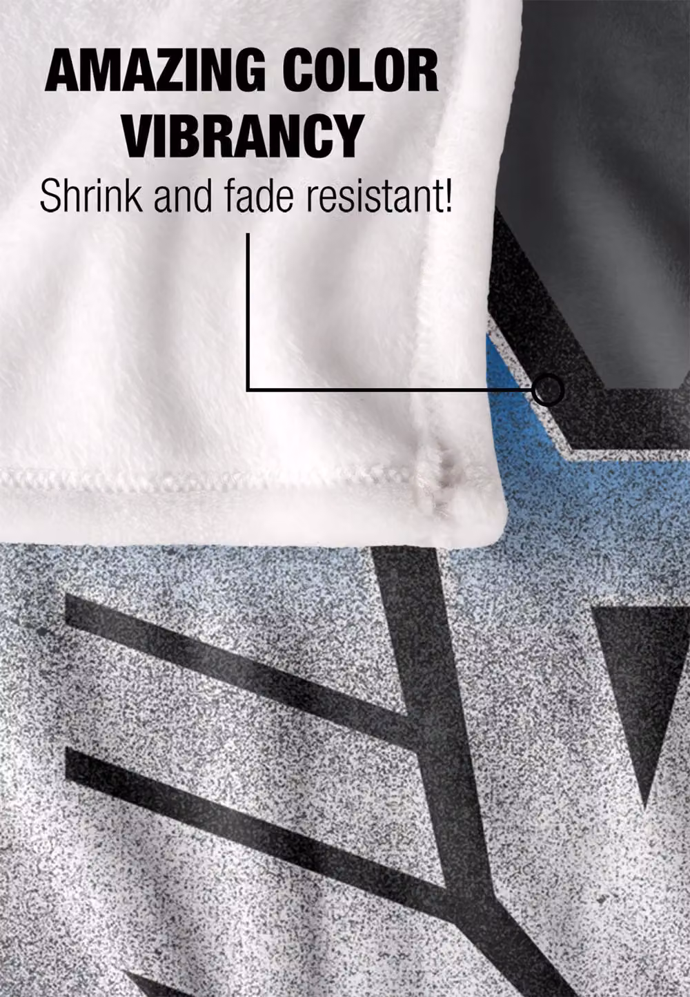 Hasbro Transformers Decepticon Logo Silky Touch Super Soft White Throw Blanket W/D/H: 152.4 x 127.0 cm – 3