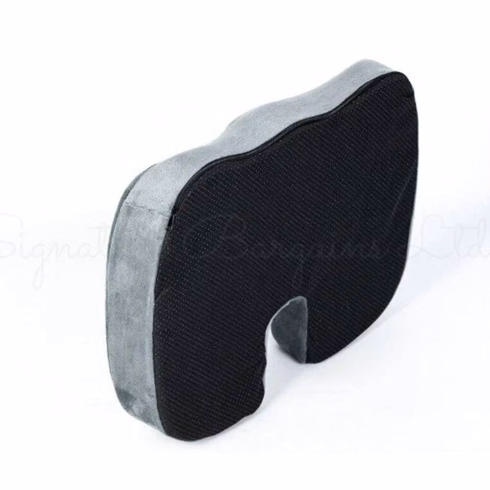 PAWNORA Orthopaedic U-Shaped Memory Foam Seat Cushion with Washable Removable Cover in Grey – 2