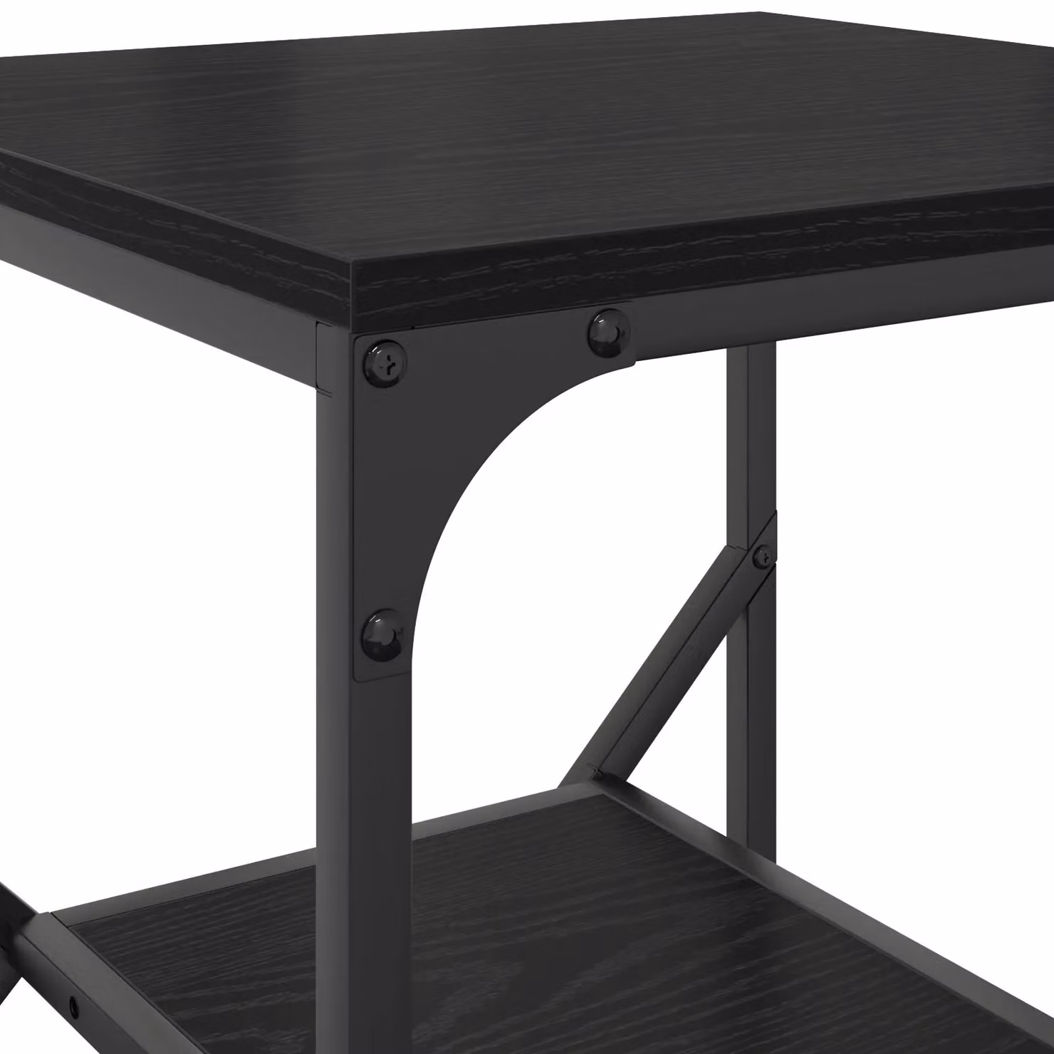 Berkfield Home Black Oak Side Table, W/D/H: 41 x 40 x 60 cm – 4