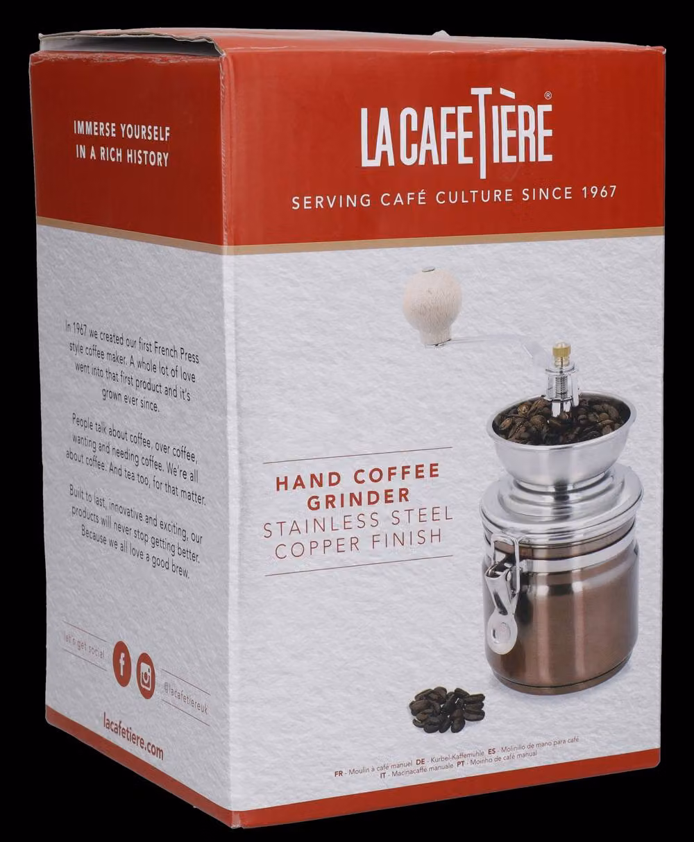 La Cafetiere Stainless Steel Coffee Grinder in Bronze Finish – 3