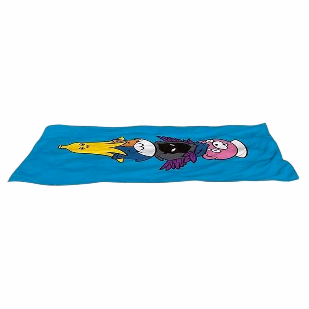 Fortnite Characters Blue Cotton Towel, W 140 cm x H 70 cm – 2