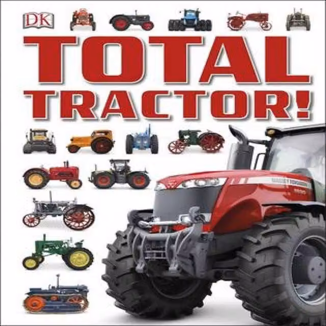 DK Total Tractor Hardback Book, Multicolour