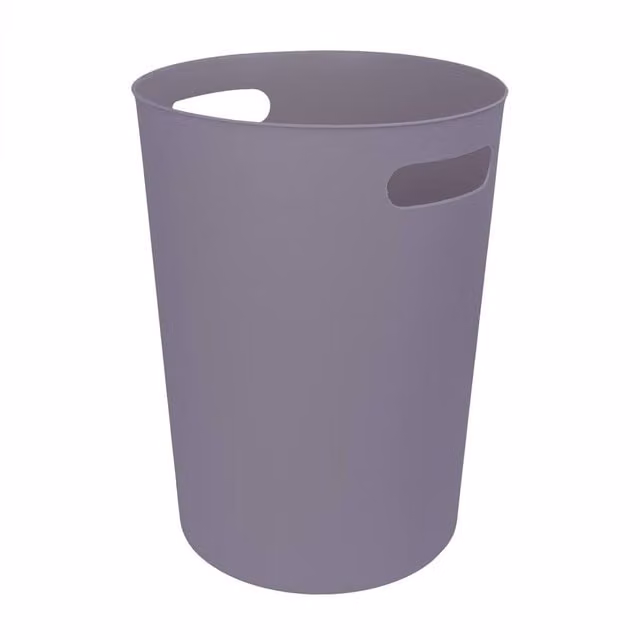 JVL Modu Round Waste Bin, 9.7 l, Purple