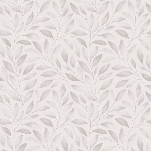 I Love Wallpaper Gentle Vines Botanical Kids Wallpaper in Grey