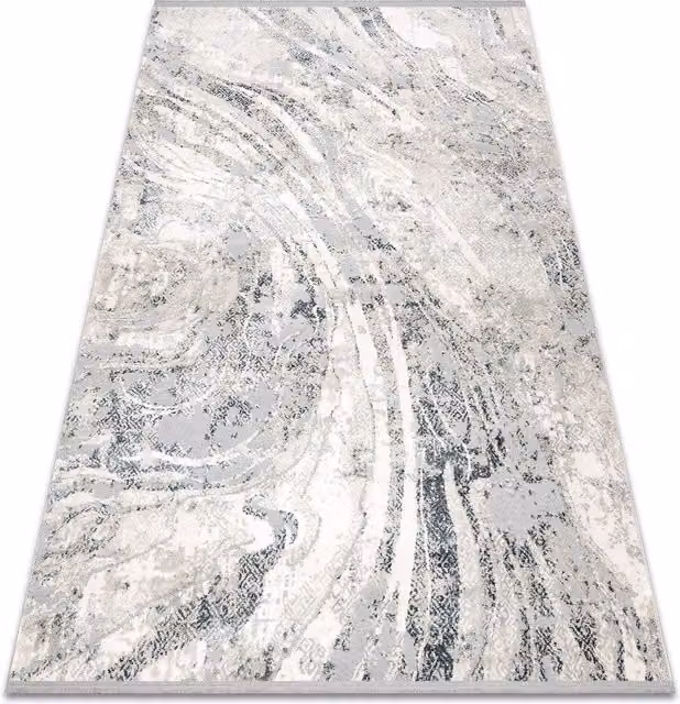 RugsX Tuls Abstract Modern Rug in Beige and Grey, W: 120 cm, L: 170 cm – 1