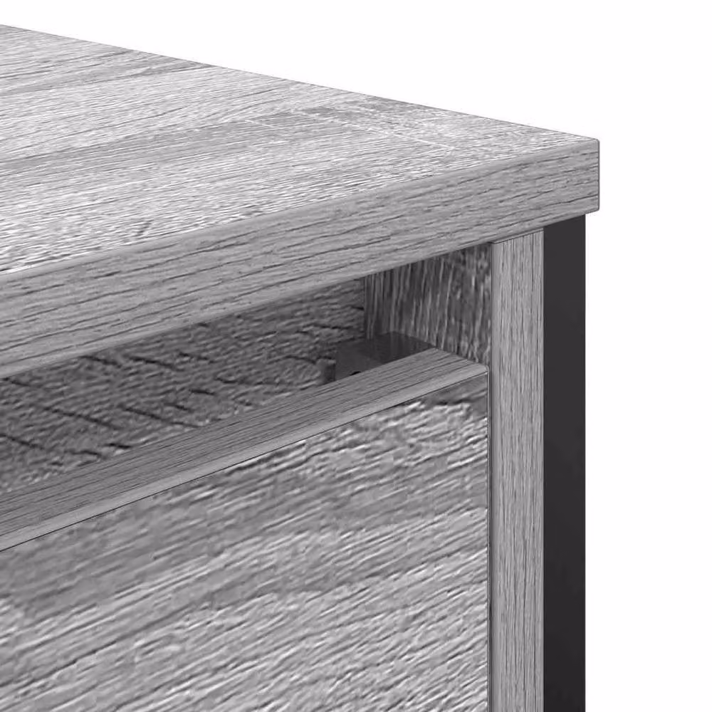 Berkfield Home Modern Grey Bathroom Basin Cabinet W/D/H: 60 x 34.5 x 60 cm – 4
