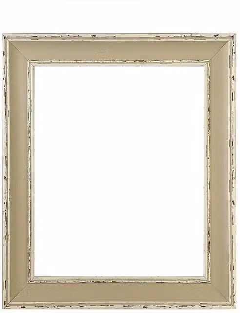 Frames by Post Scandi Rectangular Single Photo Frame in Beige, W/H: 20.32 x 20.32 cm